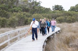 George Walley from Mandurah Dreaming running an Indigenous Cultural tour