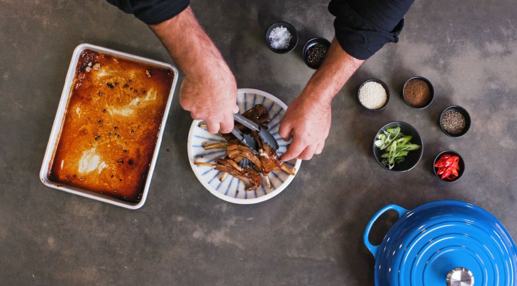 Lamb Ribs with Wattleseed Sauce | Kleenheat Kitchen